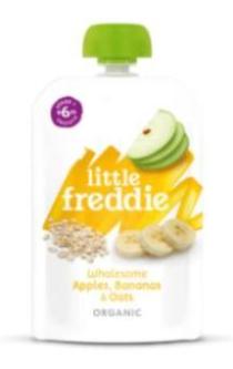 Little Freddie 100g Wholesome Apples, Banana and Oats