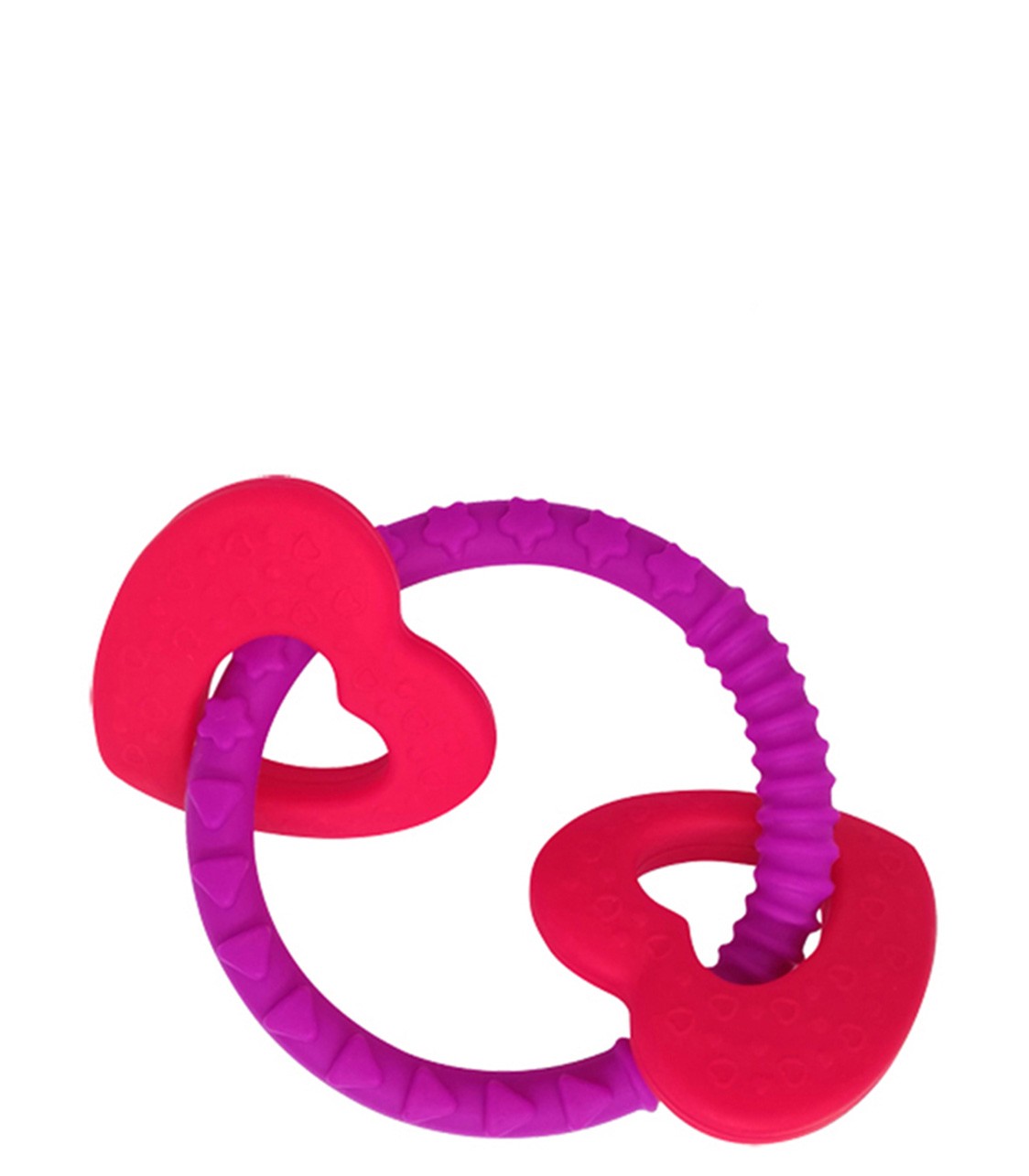 Li'l Twinkies Sensory Teether Rings - Luscious Hearts