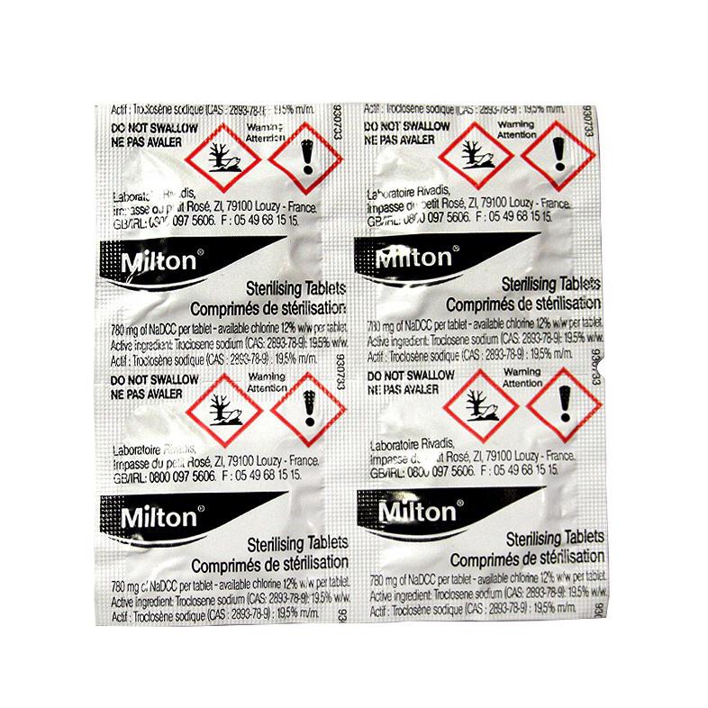Milton Sterilizing Tablets 4s (1 tablet / 5 liters)