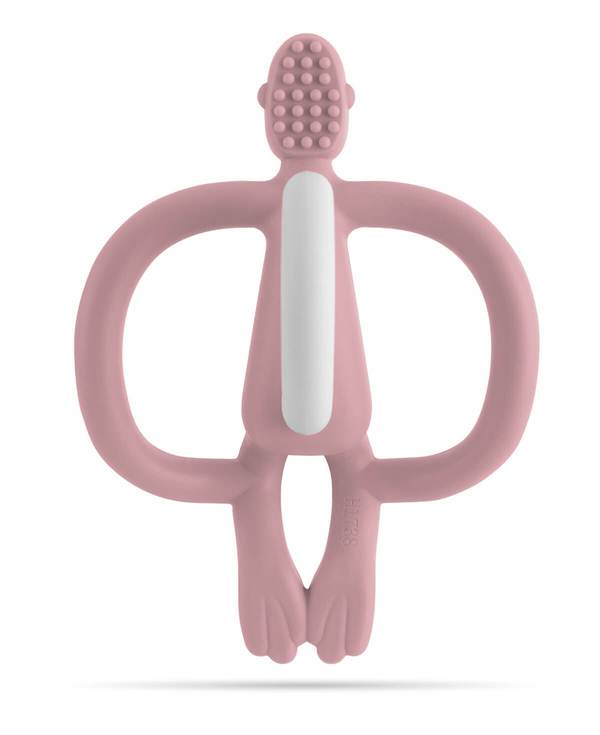 Matchstick Monkey Teething Toy - Dusty Pink