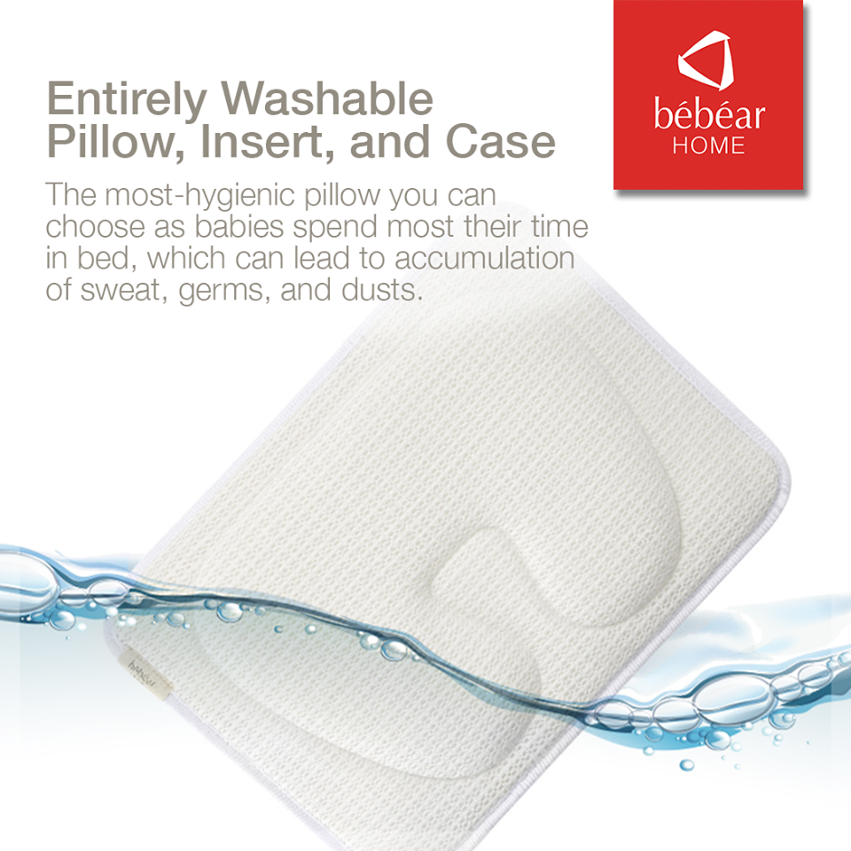 Bebear Adjustable 3D Mesh Pillow - Blue