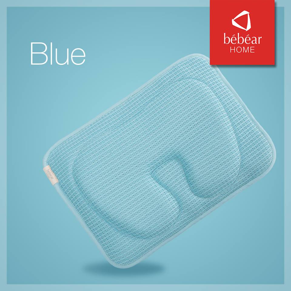 Bebear Adjustable 3D Mesh Pillow - Blue