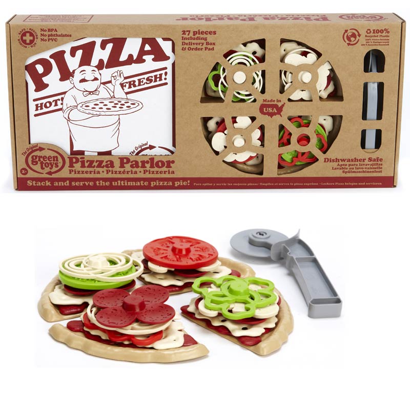 Green store toys pizza