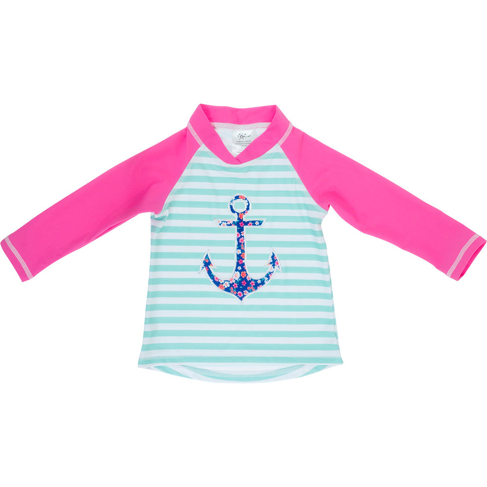 Banz Baby Long Sleeve Rash Top - Anchor