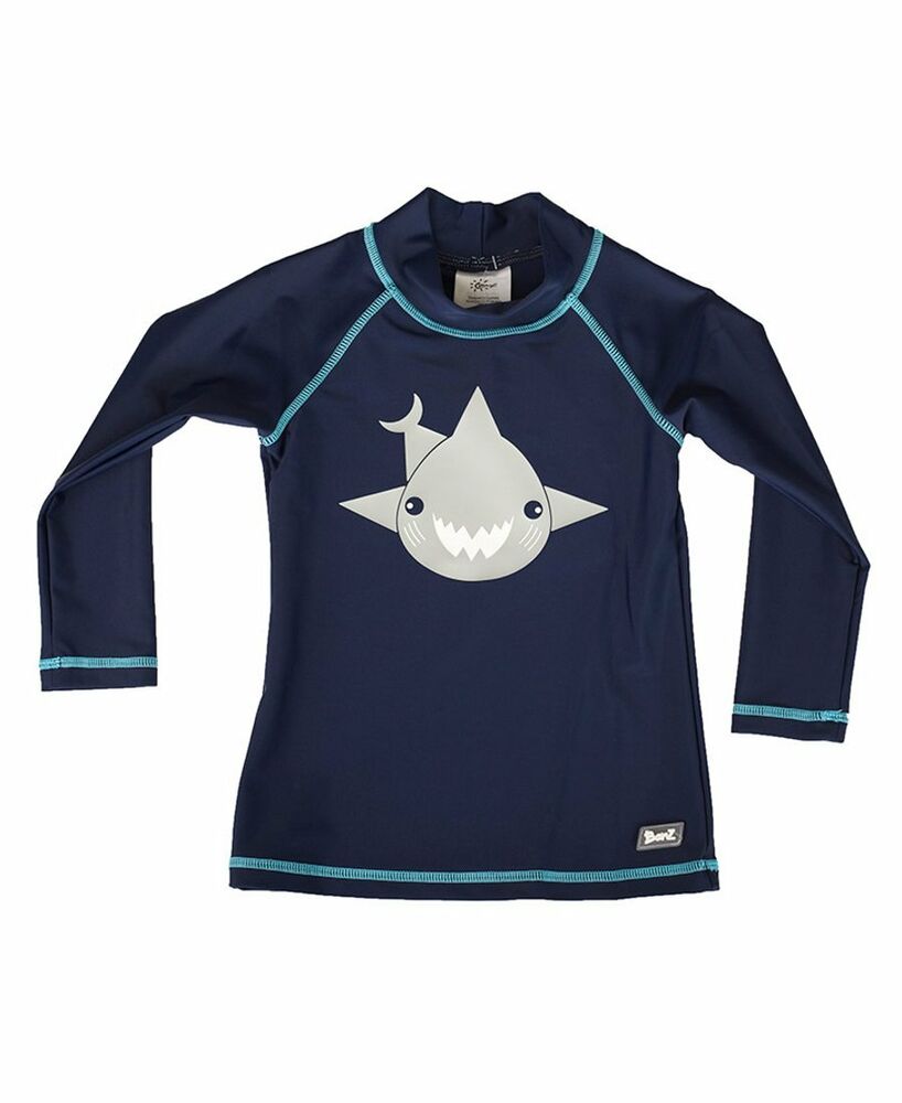 Banz Baby Long Sleeve Rash Top - Shark Navy Blue