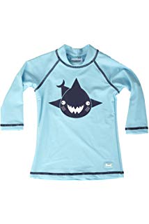 Banz Baby Long Sleeve Rash Top - Shark Turquoise