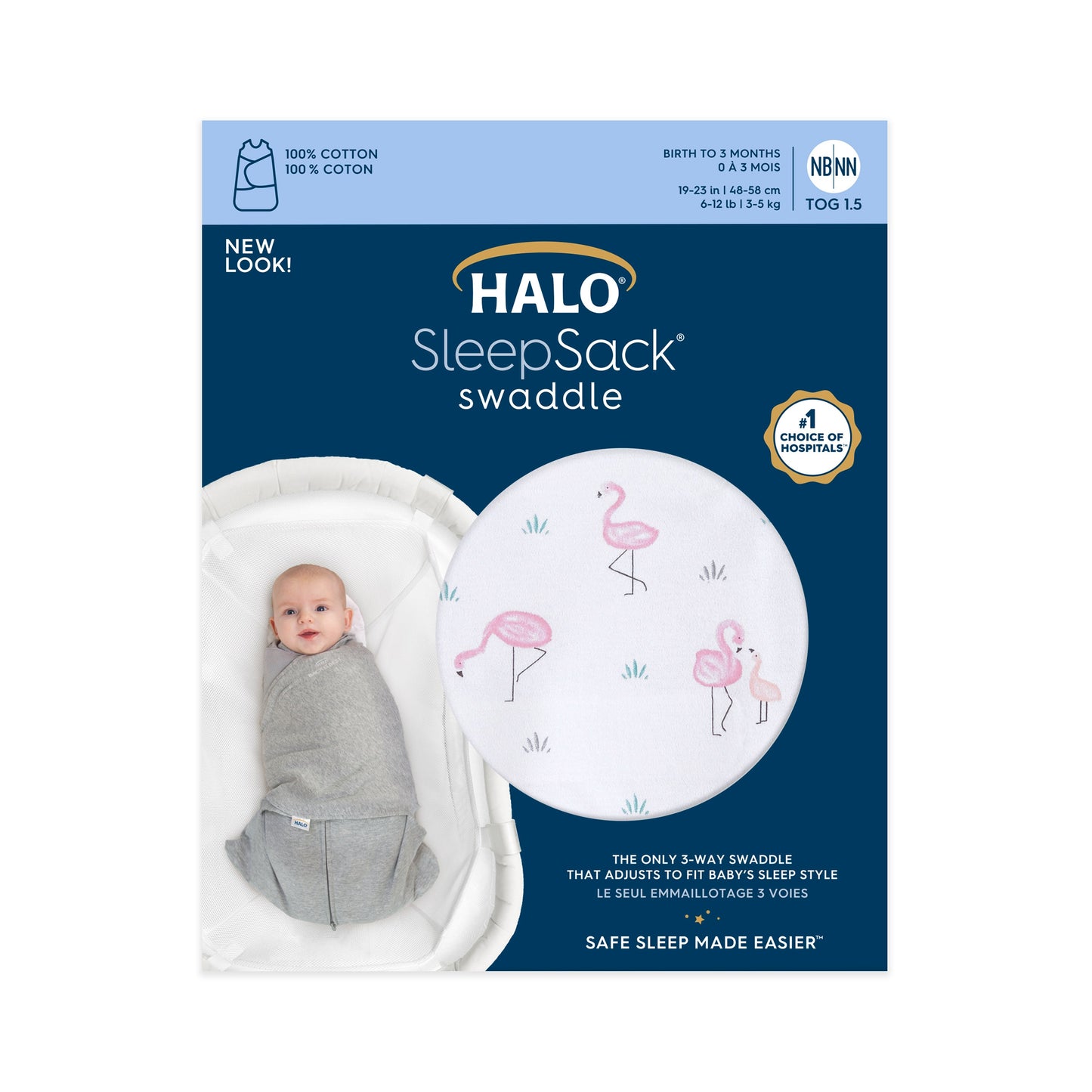 Halo Sleepsack Swaddle - Flamingos
