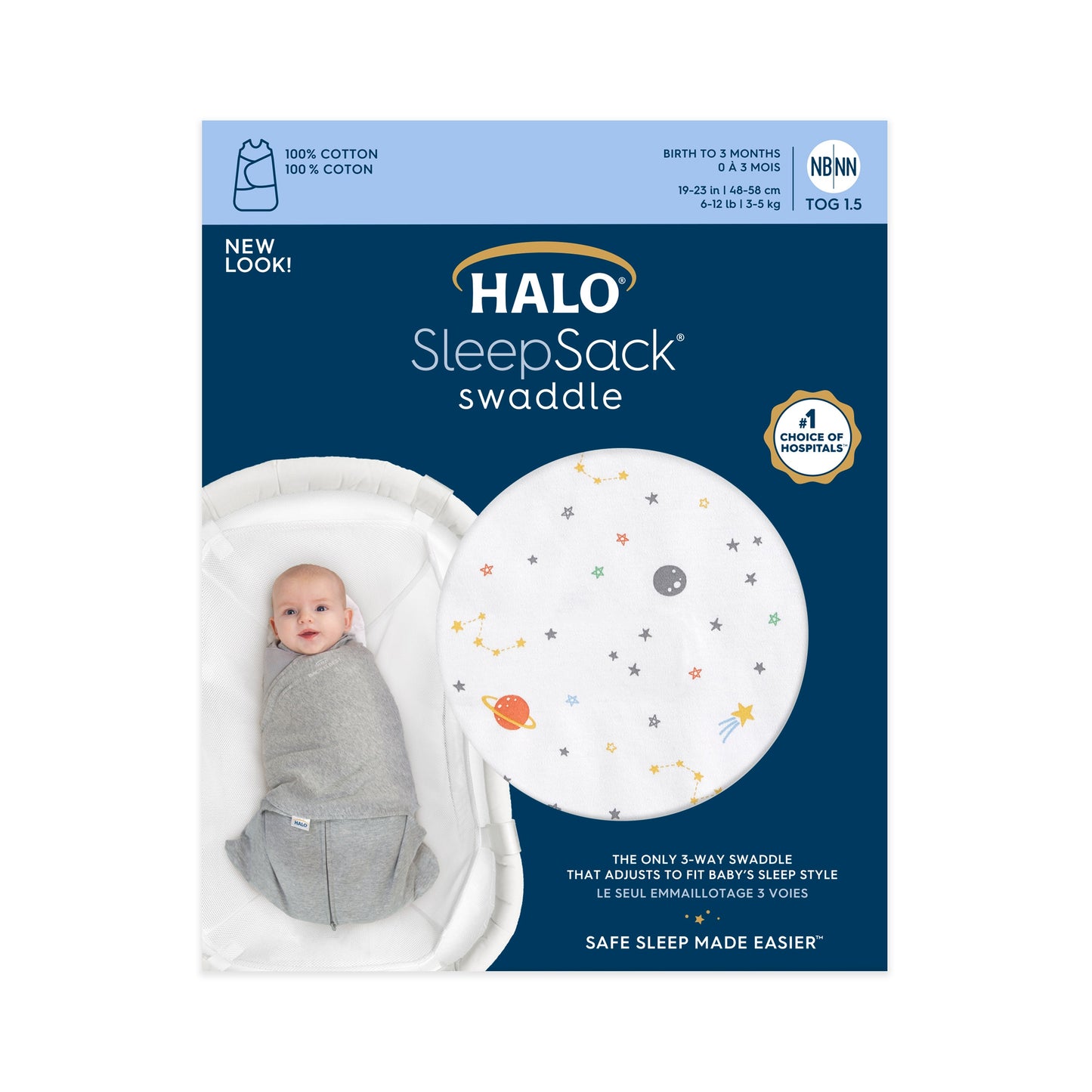 Halo Sleepsack Swaddle - Space