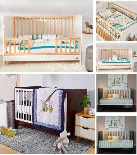 Cuddlebug Vernon 3in1 Convertible Crib BaoBao Babies