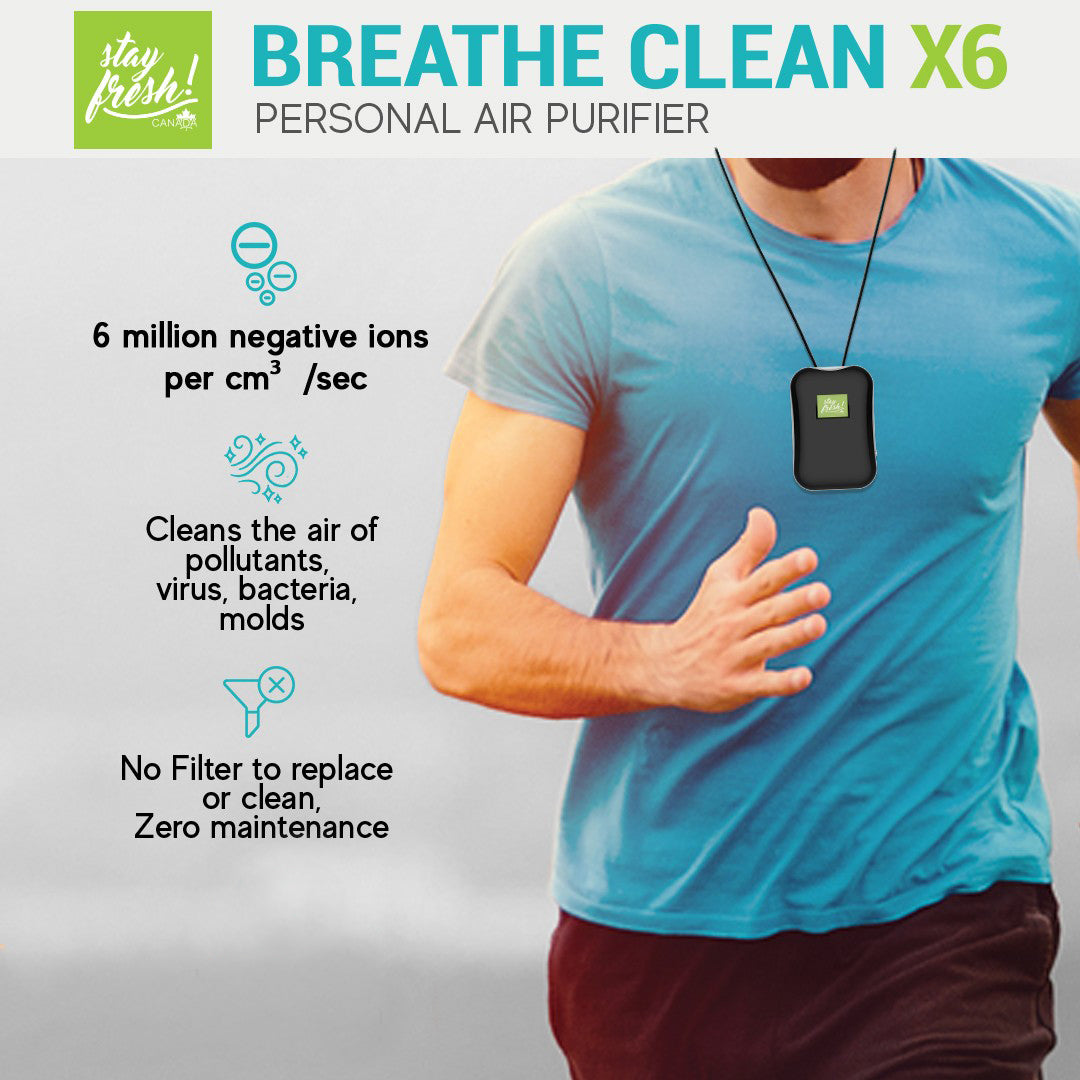 StayFresh	Breathe Clean X6 Personal Air Purifier